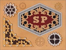 Steampunk Leather Pattern Template Craftaid 7...