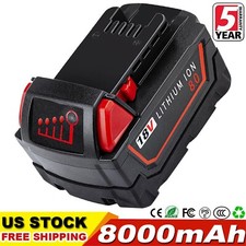 For Milwaukee for M18 18 Volt 8.0Ah Lithium Extended Capacity Battery 48-11-1880