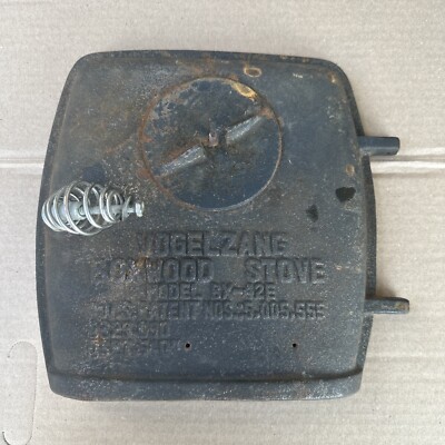 Vintage Vogelzang BX42E Deluxe Boxwood Stove Door Front Cover Cast Iron |  eBay