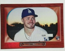 Gavin Lux 2020 Topps Archives 1955 Bowman Style Red Foil Rookie RC Serial # 7/25