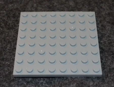 (1) 8x8 Light Gray Large Base Plate Bricks ~ New Lego Parts ~