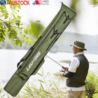 195cm Fishing Rod Bag Travel Carry Case Bag Holds 6 Poles Fishing Accessories AU