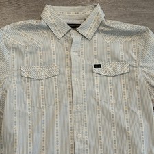 Howler Brothers H Bar B Tech Snap Shirt Mens Small Outdoors Western Casual NWT