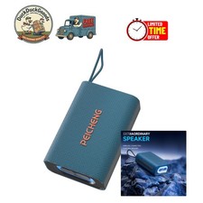 Wireless Bluetooth Speaker with Impressive Surround Sound Vibrant RGB Lights