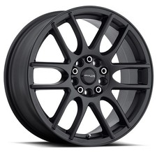 16x7 Raceline 141b Mystique Satin Black Wheel 4x1004x4.25 40mm