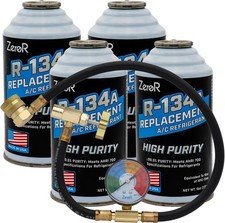 Zeror High-purity Ac Recharge Kit R134a Replacement 4 Cans  24 Can Tap