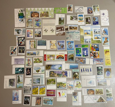 Briefmarken Europa - 90 postfrische Werte postfrisch ** verschiedene Jahrgänge.