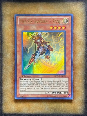Yugioh The Six Samurai - Zanji RYMP-EN092 Ultra Rare 1st Ed LP