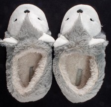 Fox Fleece Animal Cozy House Slippers 35-36 NEW