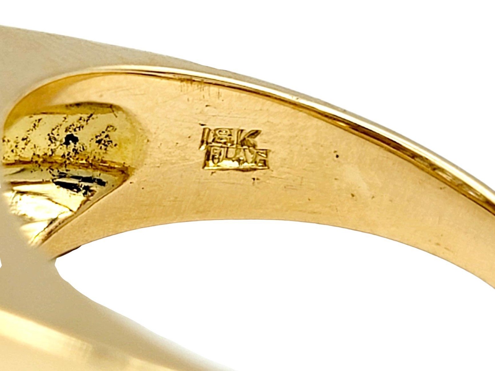 Multi-Row Square Emerald Cut Diamond Concave Wide… - image 6