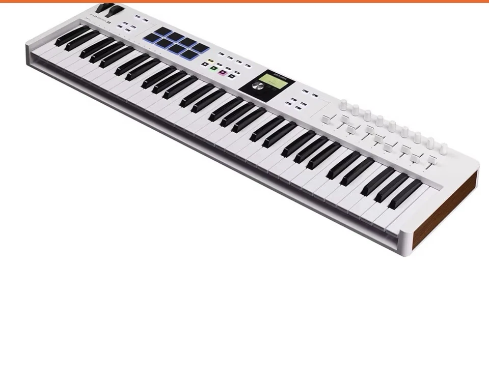 Arturia KeyLab Essential Mk3 61-Key USB MIDI Controller Keyboard White - Image 2 of 3