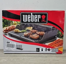Weber Black Porcelain Enameled Cast Iron Grill Grates 7637 - 2 Grates *NOS*