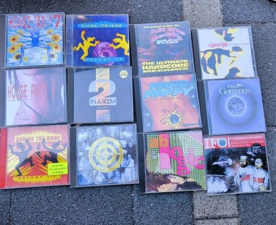 Mega 90s Rave CD Sammlung: House Party 3,7,9, Tunnel Trance, 808 State, Westbam