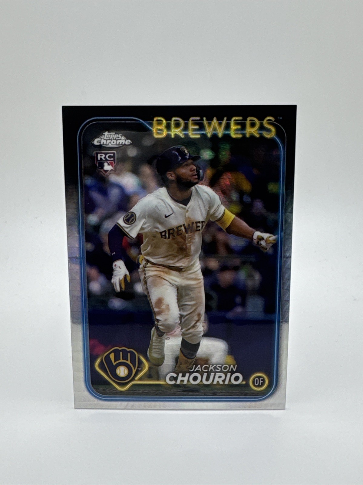 2024 Topps Chrome Update Series - Jackson Chourio #USC18 Prism Refractor (RC)
