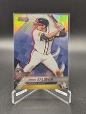 2025 Bowman's Best Drake Baldwin RC Yellow Refractor #/75  