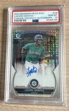 2023 Bowman - Chrome Prospect Mega Box Autographs Lazaro Montes #BMA-LM (AU, RC)
