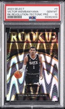 2023 Panini Select Rookie Revolution #9 Victor Wembanyama Rookie Rc Psa 10