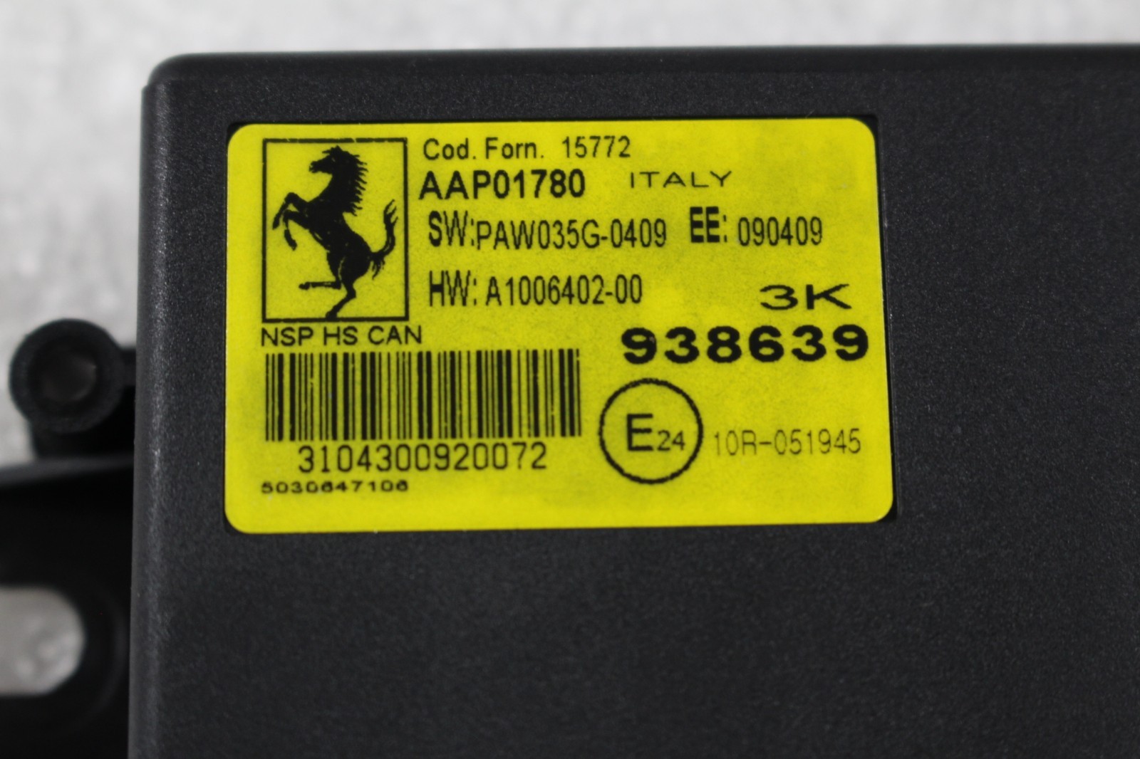 Ferrari 296 GTB Parking sensor P/N 938639