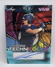 2025 Leaf Vivid Baseball Ike Irish Orioles In Glorious Technicolor Auto 2/10