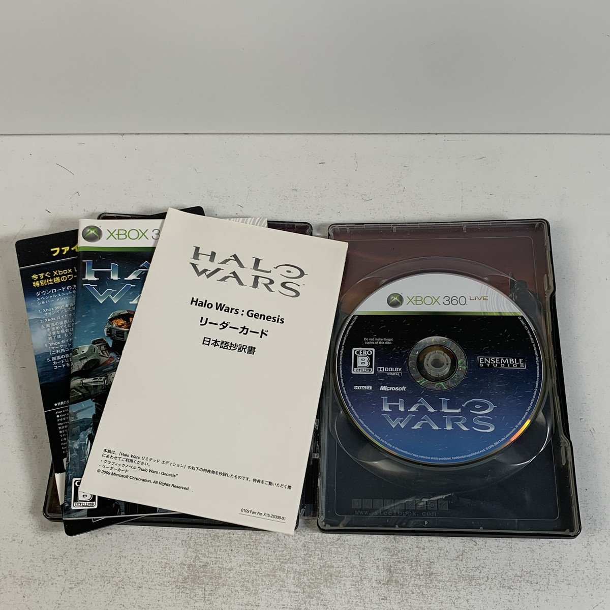 Xbox 360 Halo Wars Limited Edition Boxed Working NTSC-J