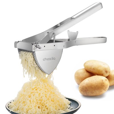 Potato Masher Choxila,[Good Grip] Ricer Solid handle, Stainless Steel 
