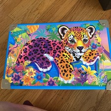 Vintage Lisa Frank Hunter The Rainbow Leopard Storage Box Rare