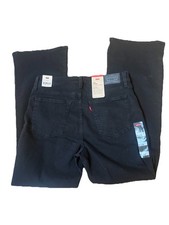 Levi's 726 High Rise Flare Jeans Women's size 31x30 Black Jeans NWT
