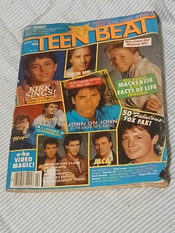 Teen Beat Magazine 1987