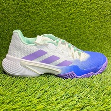 Adidas Barricade Clay Womens Size 6 Blue White Athletic Running Tennis Shoes