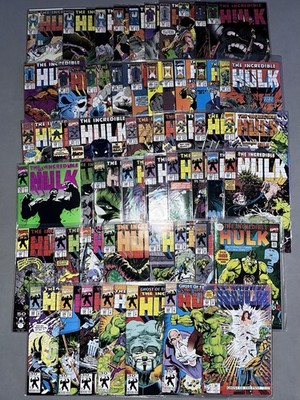 Incredible Hulk Lot/Sammlung 349-400 US Marvel