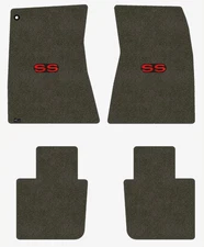 Lloyd Ultimat Front & Rear Carpet Mats for '70-72 Chevy Malibu w/Red on Black SS