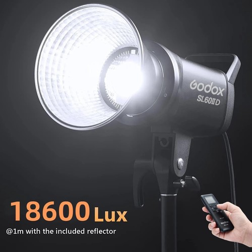 SL60IID 70W Video Light, 18600Lux1M 5600K COB Continuous Light, Bluetooth App... - Picture 4 of 8
