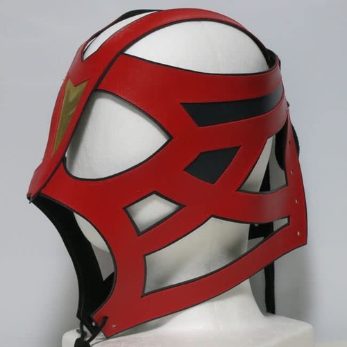 Big Van Vader Emperor Warrior Open Type Semi Pro Mask Red Lucha Libre Wrestling - Picture 2 of 4
