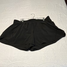Lululemon Women's Black Track That Shorts 5 inch inseam small flaw on back