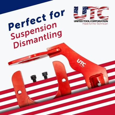 UTC Soporte de pierna de suspensión McPherson Herramienta de soporte de puntal Adaptador de gato de transmisión