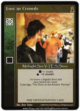 Lost in Crowds White Wolf Demo (legal to play) V:TES Vampire CCG