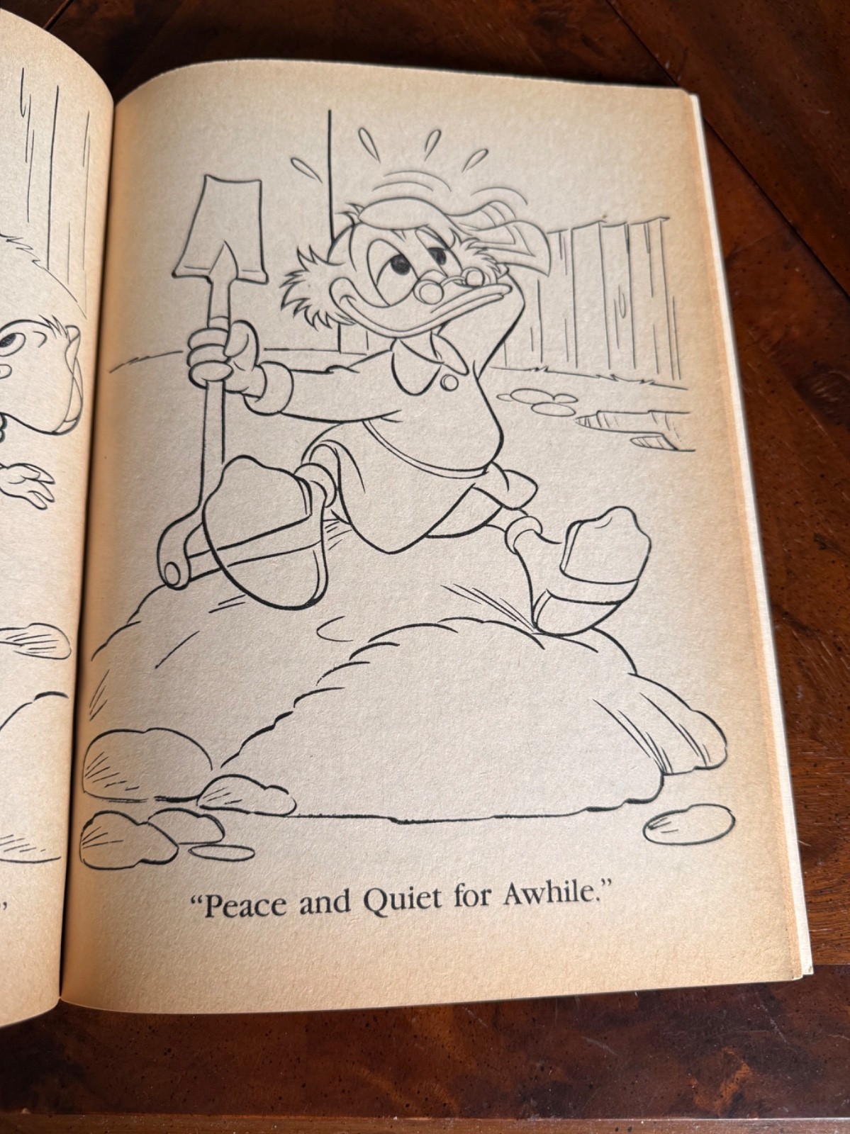 4 DIFF vintage DISNEY unused COLORING BOOKS mickey DONALD DUCK uncle scrooge