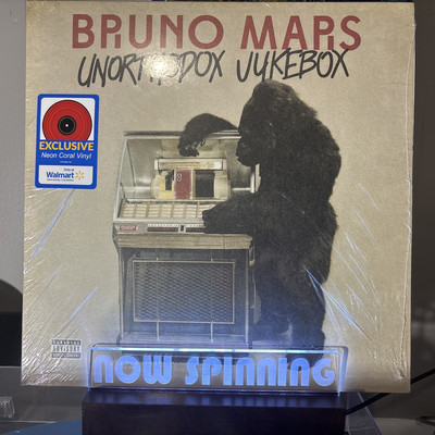 Bruno Mars ''Unorthodox Jukebox'' Neon Coral LP/Vinyl 2012 Reissue Sealed
