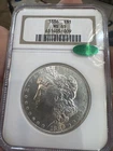 1886 morgan silver dollar NGC Ms65, CAC Certified
