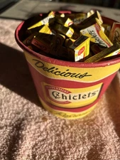 Chiclets Chewing Gum Candy Store Display Bucket / Pail