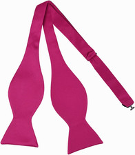 Mens Solid Self Bow Tie Jacquard Woven Bowtie for Men Tuxedo