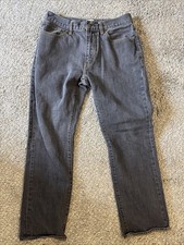J Crew Women  s Vintage Slim Straight Jeans Charcoal Black Wash Size 30x30