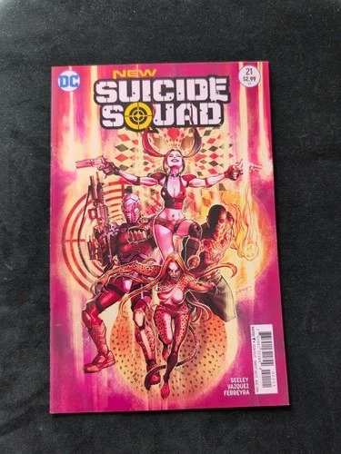 NEW SUICIDE SQUAD #21 TIM SEELEY HARLEY QUINN CHEETAH VARIANT 1
