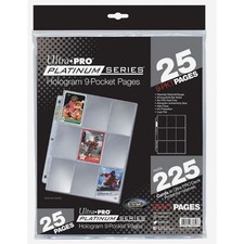 Ultra Pro Platinum Series 9-Pocket Pages 25ct Pack