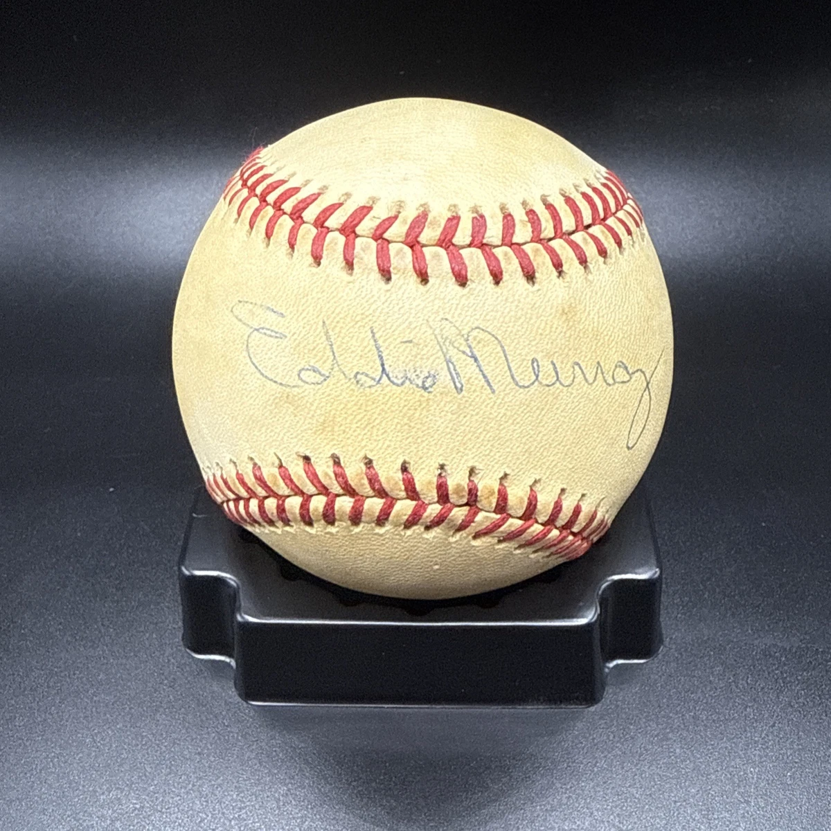 Eddie Murray Baltimore Orioles Original Autographed Baseball MLB