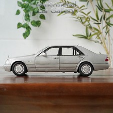 1/18 Scale Mercedes-Benz S600 W140 1990 Silver Diecast Car Model Toy Gift NIB NE