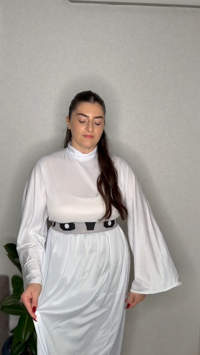 Princess Leia Costume , Princess Leia white Dress ,HC-049 | eBay