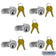 Ricambio serrature standard, porta cassetta postale verticale Salsbury, 2 chiavi per serratura - confezione da 5