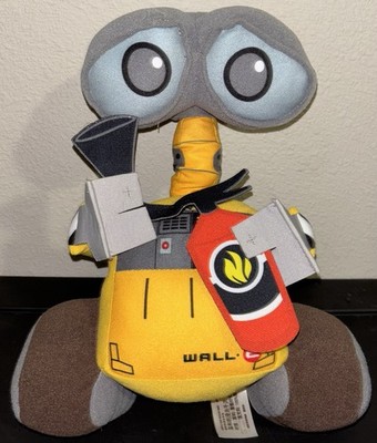 Disney Parks Pixar 12  WALL-E Plush Stuffed Animal Robot With Fire Extinguisher