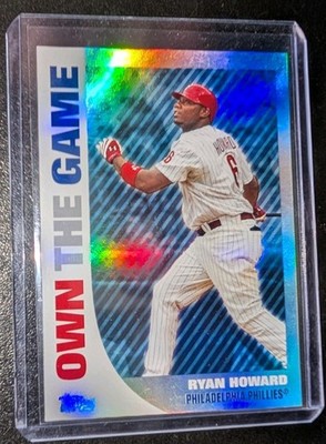 2008 Topps Ryan Howard OTG3 Own The Game Philadelphia Phillies